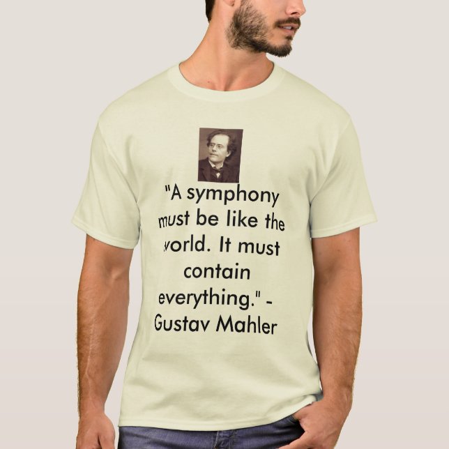 Camiseta Gustav Mahler (Anverso)