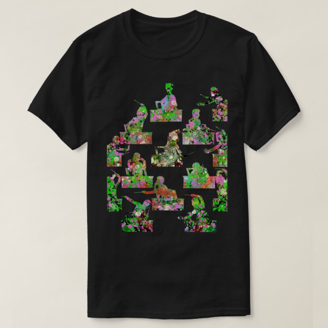 Camiseta Gustav Mahler Conducts Symphony Caricature (Diseño del anverso)