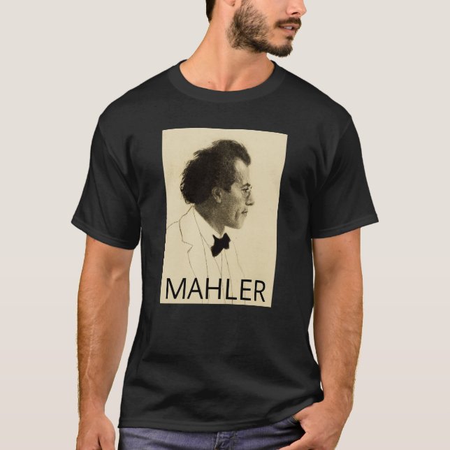 Camiseta Gustav Mahler (retrato de 1902) (Anverso)