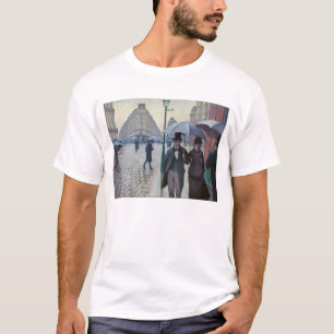 Camiseta Gustave Caillebotte - Calle de París; Día lluvioso