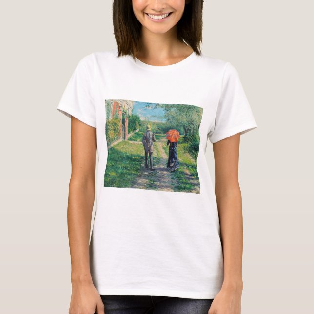 Camiseta Gustave Caillebotte - El Camino Alto (Anverso)