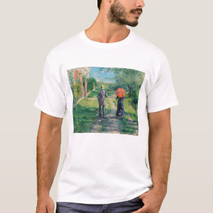 Camiseta Gustave Caillebotte - El camino cuesta arriba