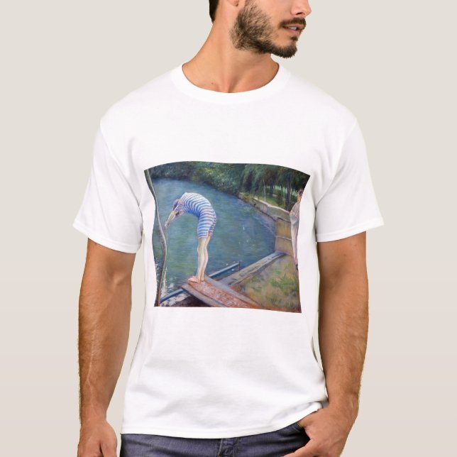 Camiseta Gustave Caillebotte - El Cuero / El Buceador (Anverso)