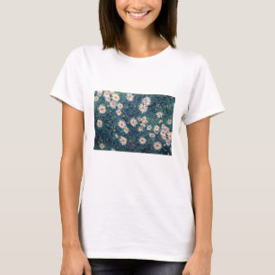 Camiseta Gustave Caillebotte - Lecho de margaritas, Detalle