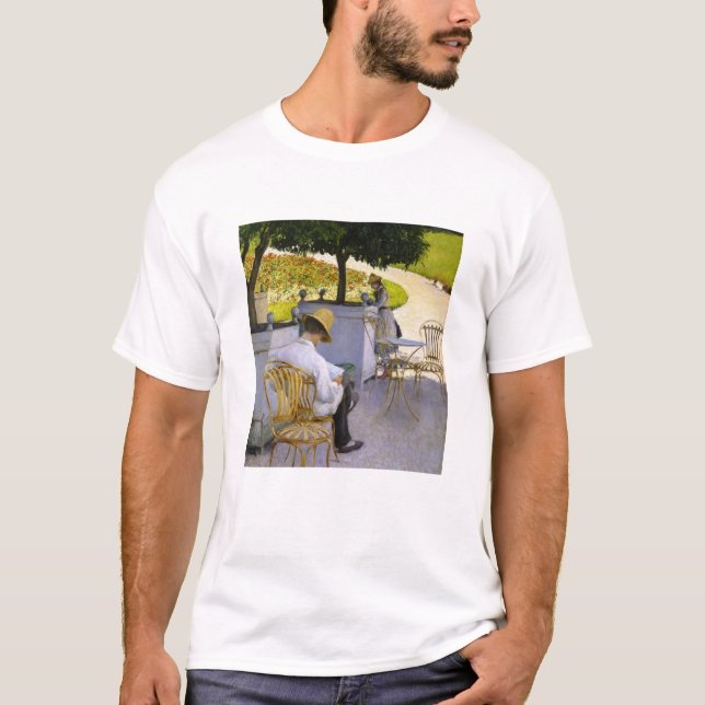Camiseta Gustave Caillebotte - Los árboles Naranjas (Anverso)