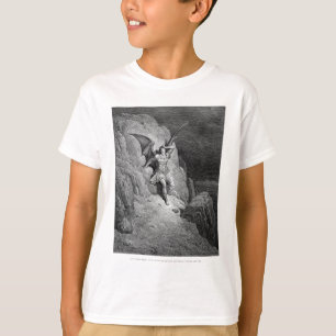 Camiseta Gustave Dore La Caída Del Paraíso Satanás Se Perdi