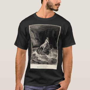 Camiseta Gustave Doré - Rowing de Caron/el infierno de