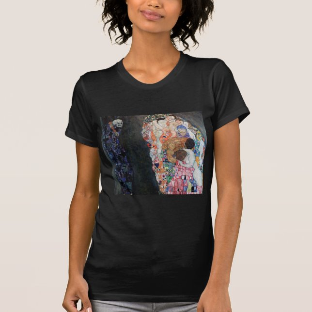 Camiseta Gustave Klimt Vida y muerte (Anverso)