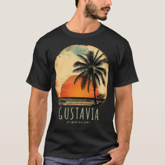 Camiseta Gustavia St Barthelemy St Barts Beach Palm Trees