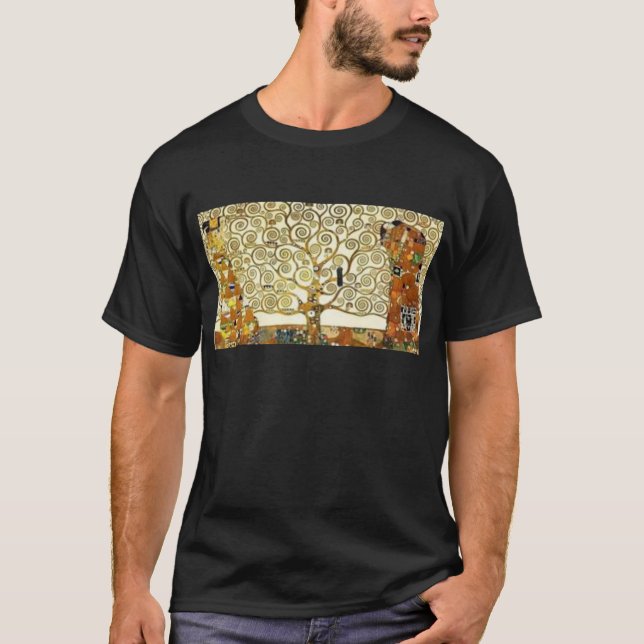 Camiseta Gustavo Klimt - el árbol de la pintura de la vida (Anverso)