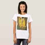 Camiseta GUSTAVO KLIMT - El beso 1907<br><div class="desc">GUSTAVO KLIMT - El beso 1907
Efecto metalizado del aceite y de oro en lona</div>