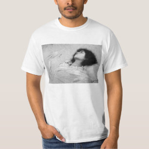 Camiseta Gustavo Klimt - estudie la hoja con el cuerpo