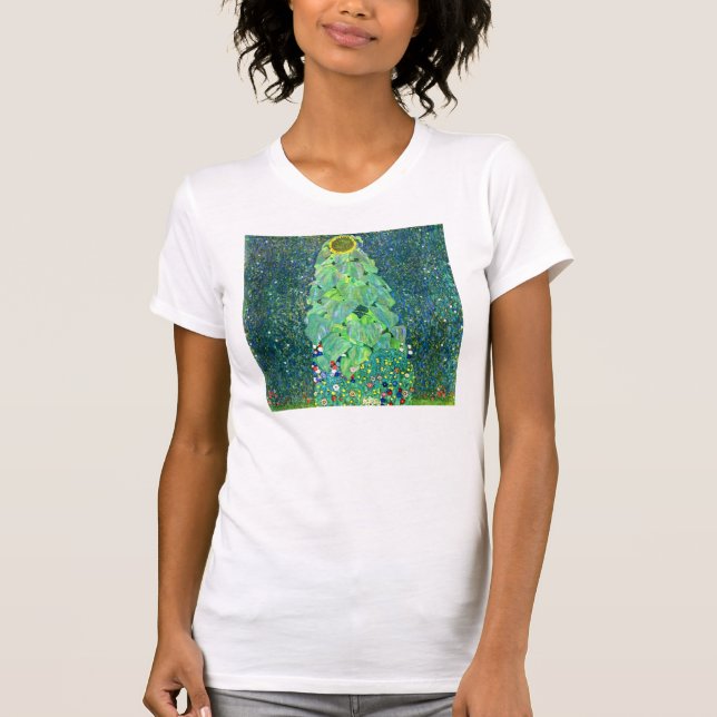 Camiseta Gustavo Klimt: Girasol (Anverso)