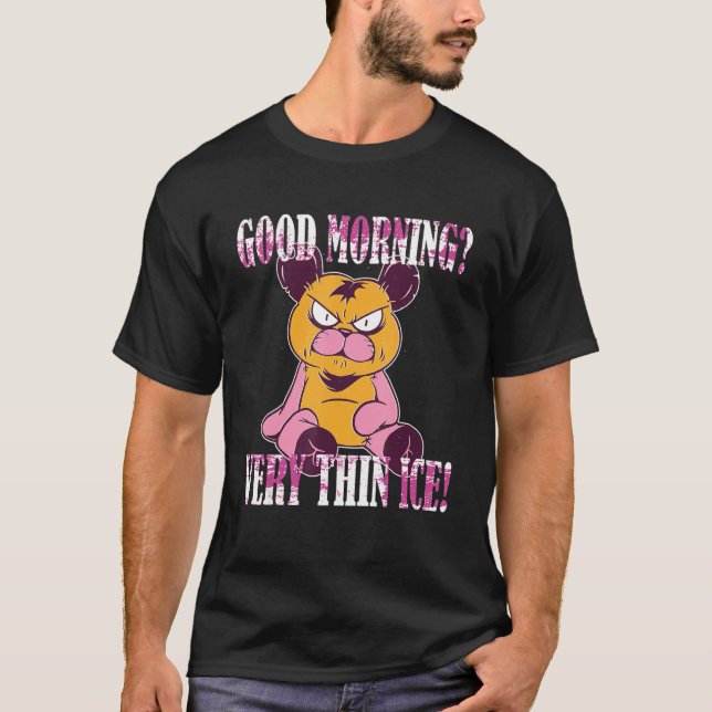 Camiseta Guten Morgen Muy fino hielo Morgenmuffel Teddy Bea (Anverso)