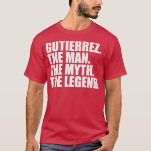 Camiseta GutierrezGutierrez Nombre de la familia Gutierrez