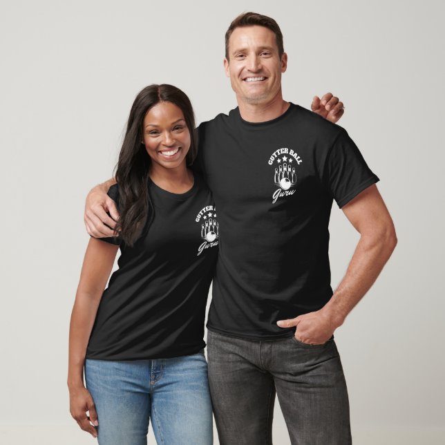 Camiseta Gutter Ball Guru Gracioso Bowler para los amantes  (Unisexo)