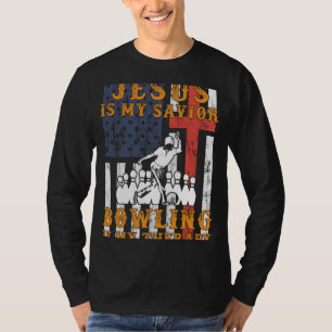 Camiseta Gutter Balls and Grace: Jesús es mi Salvador, Bowl