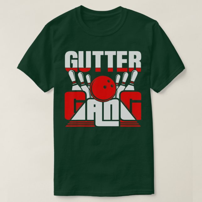 Camiseta Gutter Gang Bowler Team Bowler Funny (Diseño del anverso)