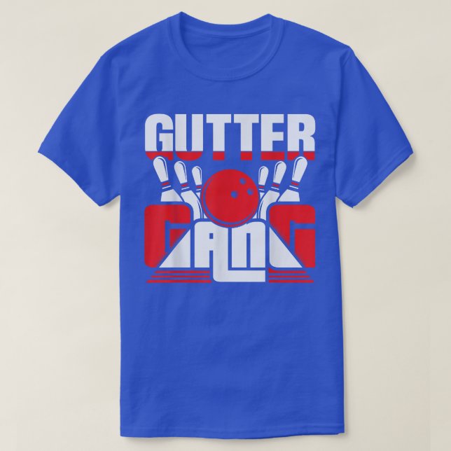 Camiseta Gutter Gang Bowler Team Bowler Funny (Diseño del anverso)