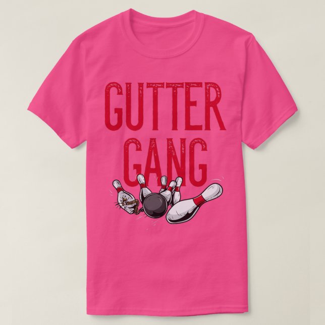 Camiseta Gutter Gang Funny Family O Coed Bowl Team Name (Diseño del anverso)