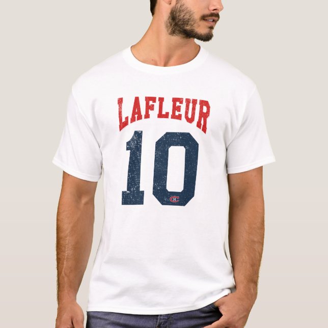Camiseta Guy Lafleur, leyenda del hockey sobre hielo (Anverso)