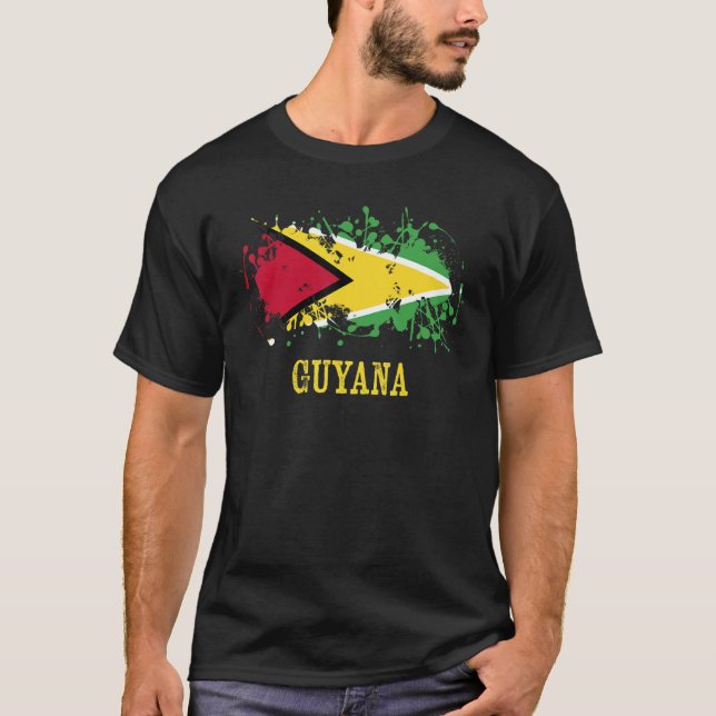 Camiseta Guyaian enthusiasts for Guyana and Guyana (Anverso)