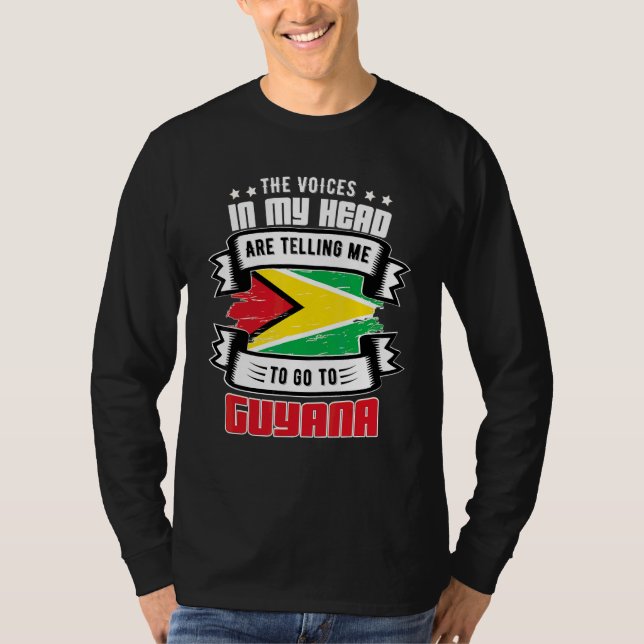 Camiseta Guyana En Mi Cabeza (Anverso)