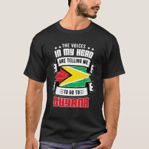 Camiseta Guyana En Mi Cabeza