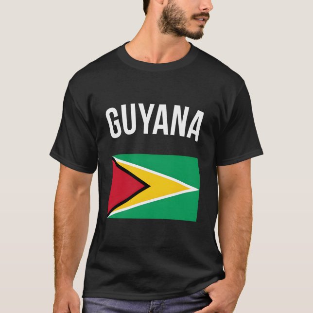 Camiseta Guyana Flag Guyanese Guyana (Anverso)