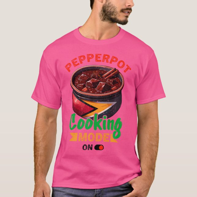 Camiseta Guyana Food With Guyanese Pepperpot (Anverso)