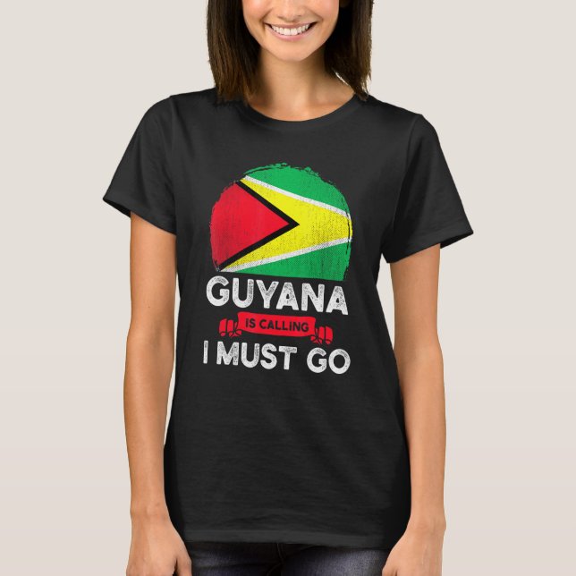 Camiseta Guyana llama a que debo ir a la raíz del patrimoni (Anverso)