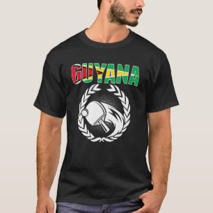 Camiseta Guyana Mesa de ping pong Guyanese Pong Team Supp