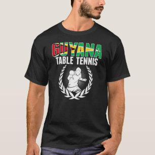 Camiseta Guyana Mesa de ping pong Guyanese Pong Team Supp