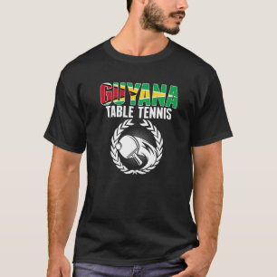 Camiseta Guyana Mesa de ping pong Guyanese Pong Team Supp