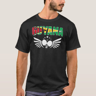 Camiseta Guyana: Tenis de mesa apoya a Ping Pong guyanés