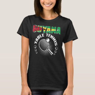 Camiseta Guyana: Tenis de mesa apoya a Ping Pong guyanés