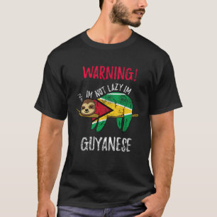 Camiseta Guyanesa: Eslogan de la bandera de Guyana No soy p