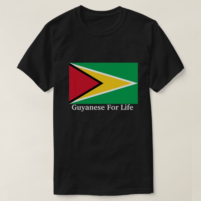 Camiseta Guyaneses De Por Vida (Diseño del anverso)