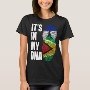 Camiseta Guyaneses Y Basotho Mezclan La Bandera Del Patrimo