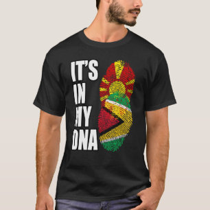 Camiseta Guyaneses Y Macedonios Mezclan Bandera Del Patrimo