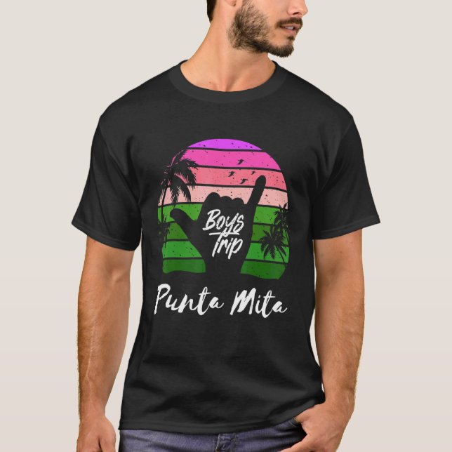 Camiseta Guys Punta Mita Mexico Trip Matching Vacation (Anverso)