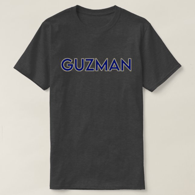 Camiseta GUZMAN 02 - hombres (Diseño del anverso)