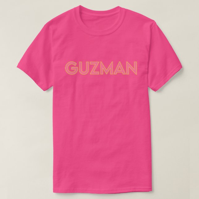 Camiseta GUZMAN 03 - hombres (Diseño del anverso)