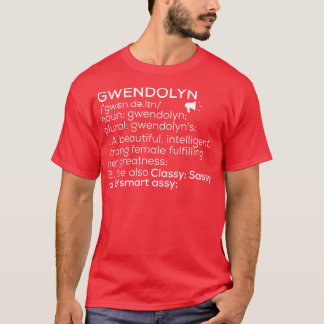 Camiseta Gwendolyn Nombre Gwendolyn Definición Gwendolyn Fe