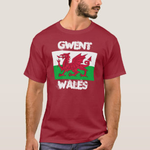 Camiseta Gwent, Gales con bandera galesa