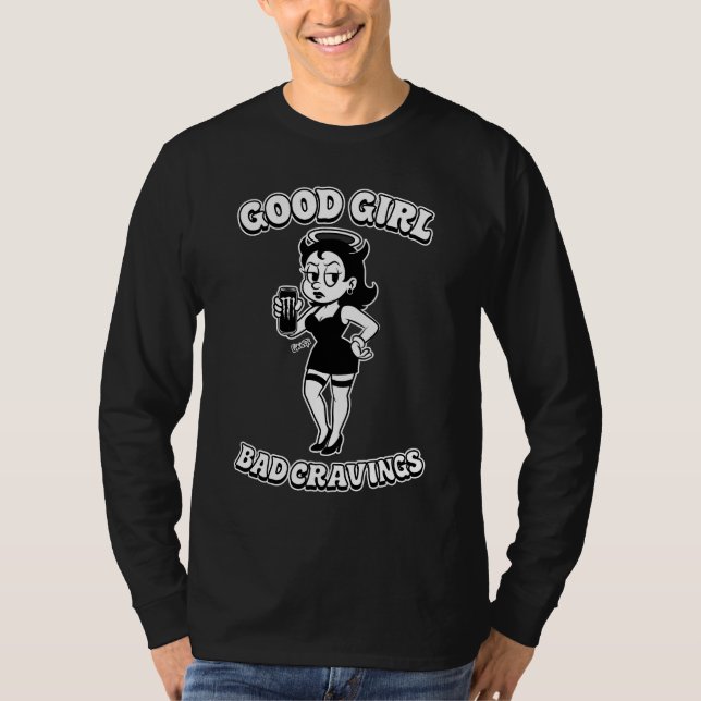 Camiseta Gwosts "Good Girl Bad Cravings Long Sleeve (Anverso)