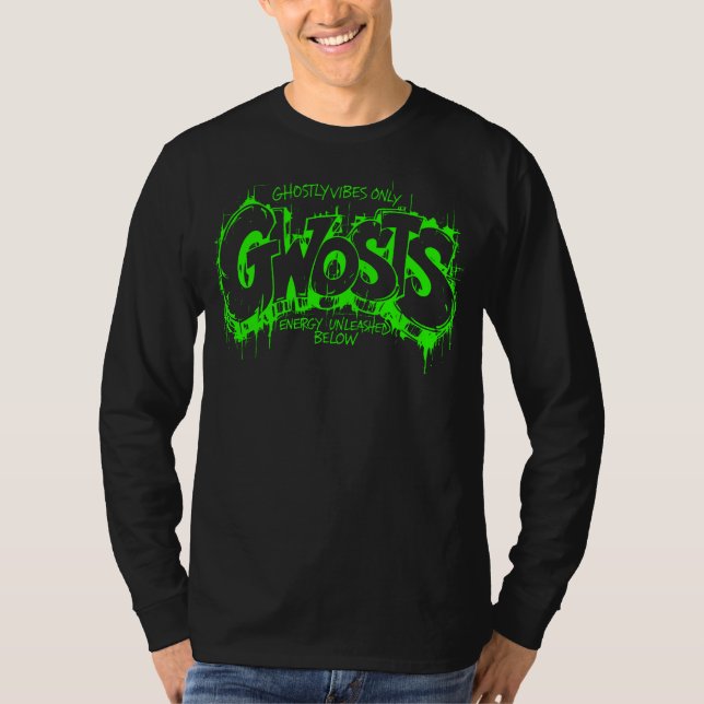 Camiseta Gwosts Graffiti Slime Manga Larga (Anverso)
