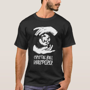 Camiseta Gy místico de la bola de cristal psíquica de la ma