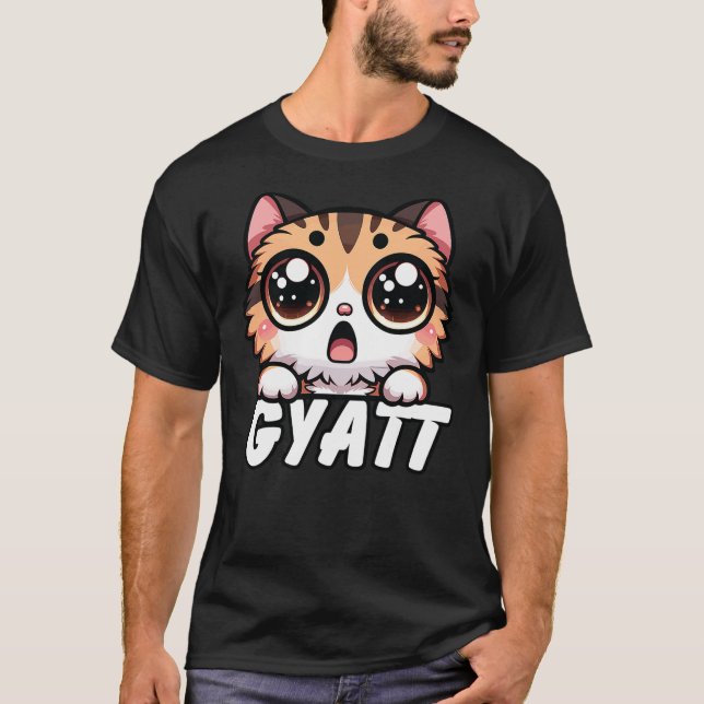 Camiseta Gyatt with Kawaii Cat, Gyatt (Anverso)