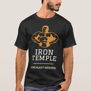 Camiseta Gym buff Ejercicio Templo de Hierro